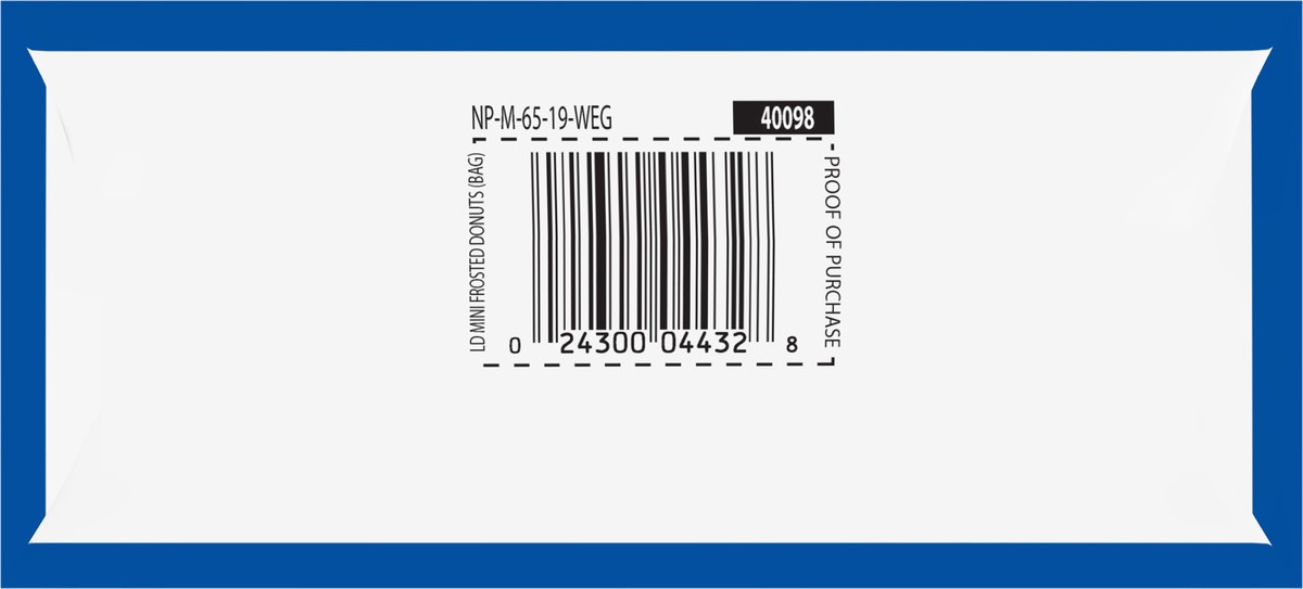 slide 9 of 14, Little Debbie Snack Cakes, Little Debbie Family Pack Frosted Mini Donuts (bagged), 10.5 oz