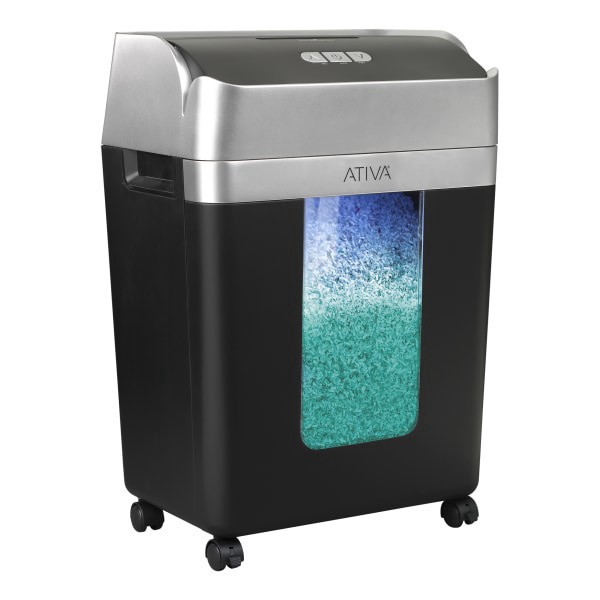 slide 4 of 6, Ativa® 14-Sheet Super Micro-Cut Shredder, A14SMC19, 1 ct