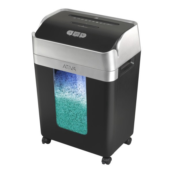 slide 3 of 6, Ativa® 14-Sheet Super Micro-Cut Shredder, A14SMC19, 1 ct