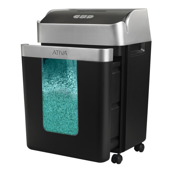 slide 2 of 6, Ativa® 14-Sheet Super Micro-Cut Shredder, A14SMC19, 1 ct