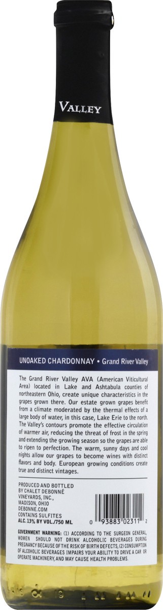 slide 6 of 9, Debonne Vineyards Chardonnay 750 ml, 750 ml