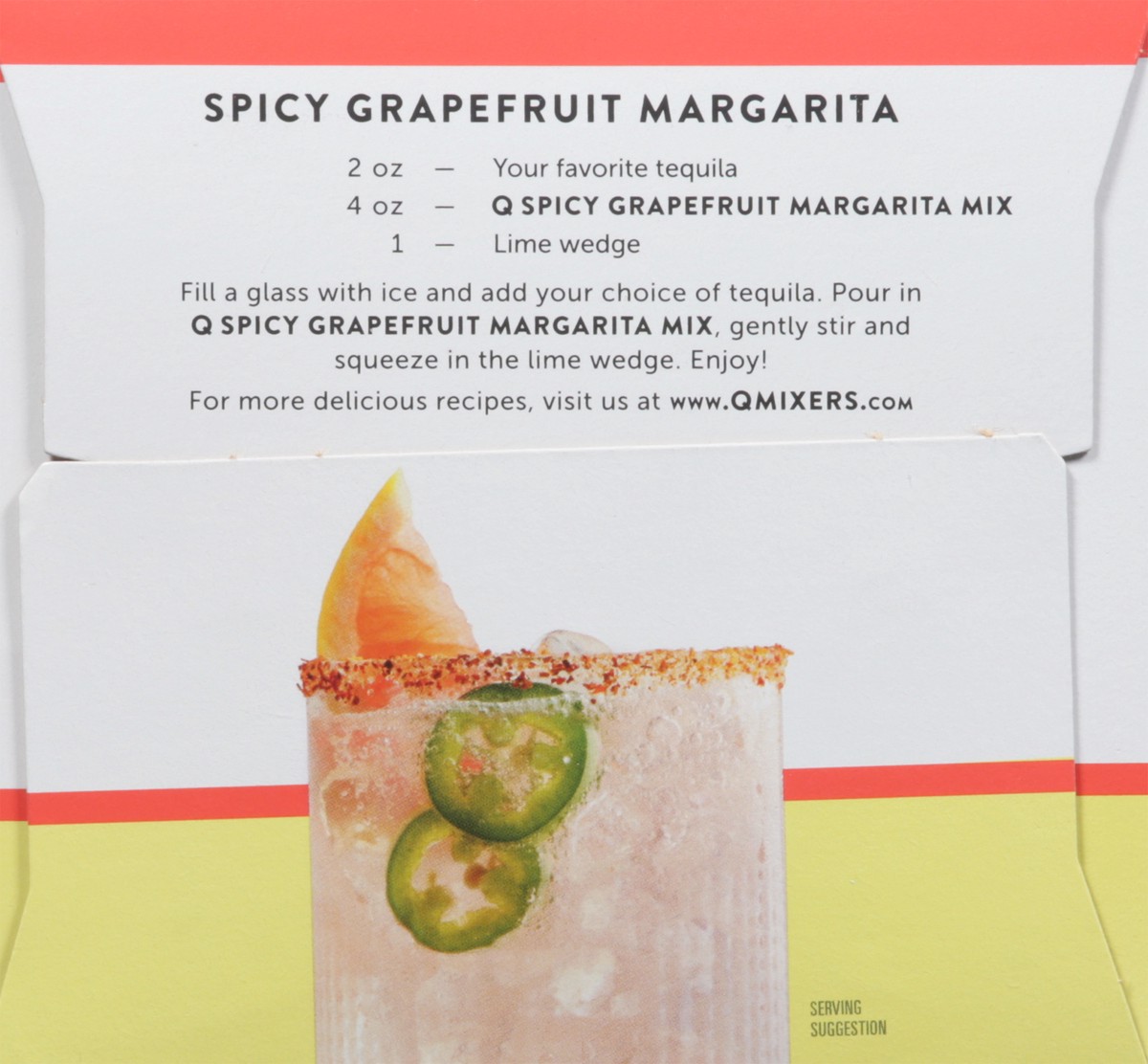 slide 10 of 11, Q Drinks Spicy Grapefruit Margarita Mix- 4 ct; 7.5 oz, 4 ct