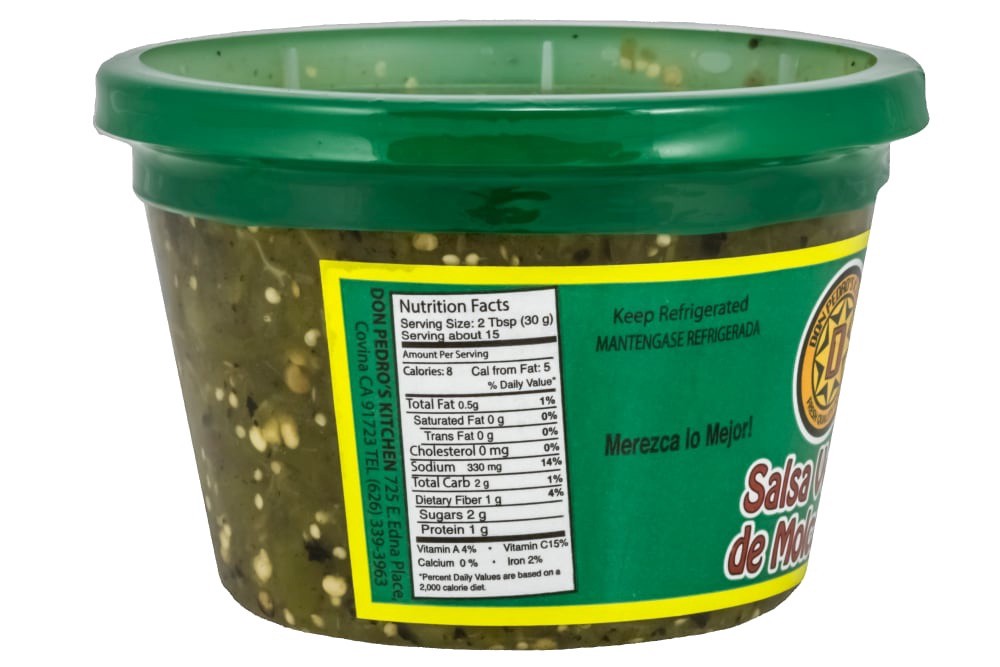 slide 3 of 3, Don Pedros Molcajete Verde, 16 oz