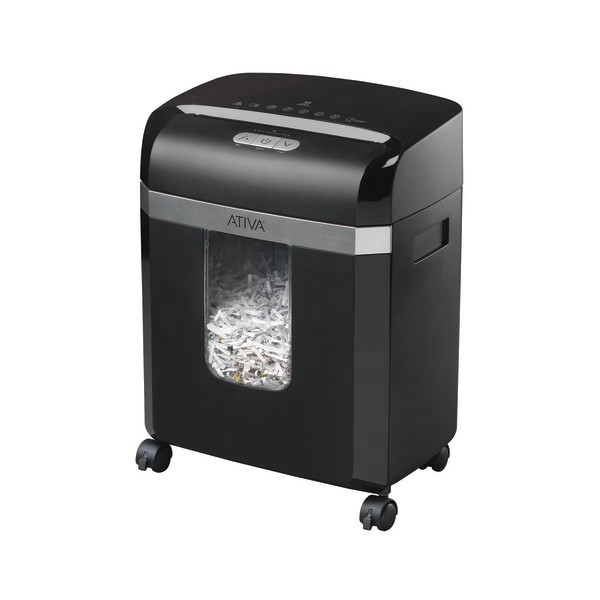 slide 4 of 6, Ativa® 10-Sheet Cross-Cut Shredder, C187-H, 1 ct
