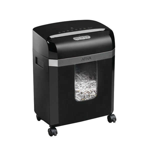 slide 6 of 6, Ativa® 10-Sheet Cross-Cut Shredder, C187-H, 1 ct