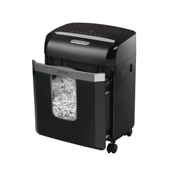 slide 3 of 6, Ativa® 10-Sheet Cross-Cut Shredder, C187-H, 1 ct