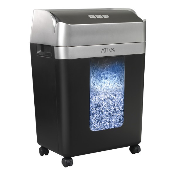 slide 4 of 6, Ativa® 12-Sheet Micro-Cut Shredder, A12MC19, 1 ct