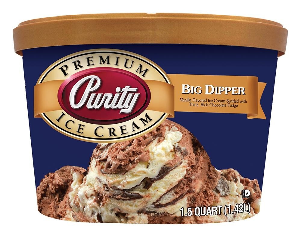 slide 1 of 1, Purity Premium Big Dipper Ice Cream, 1.5 qt