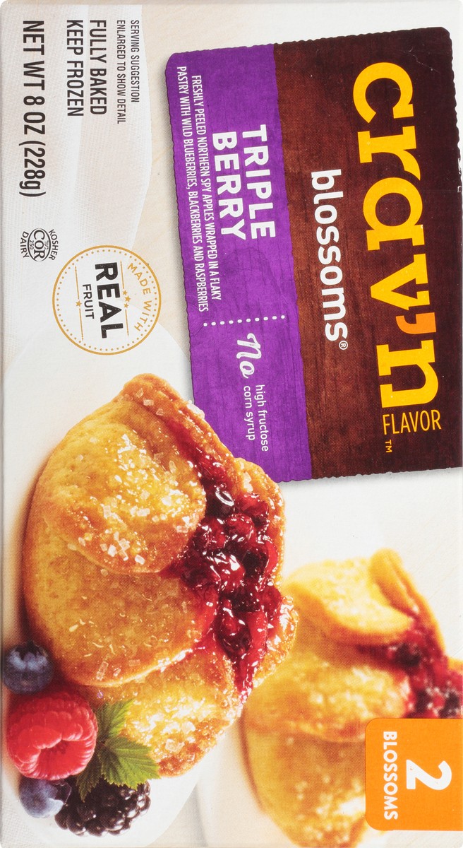 slide 9 of 9, Crav'n Flavor Triple Berry Blossoms 2 ea, 2 ct