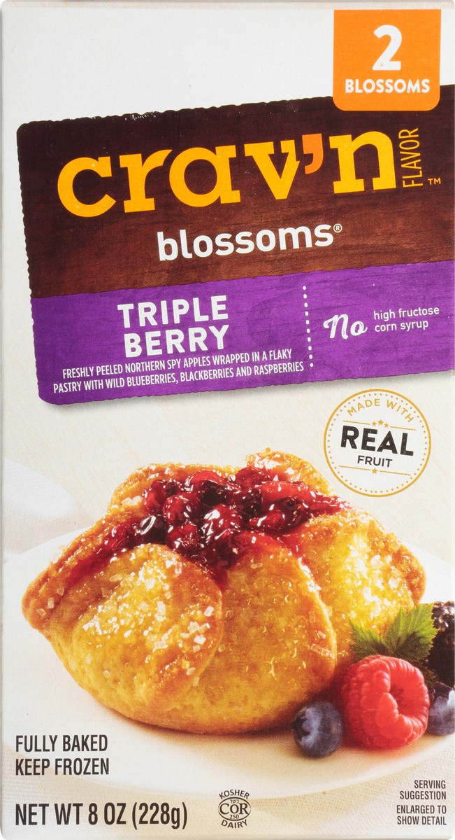 slide 7 of 9, Crav'n Flavor Triple Berry Blossoms 2 ea, 2 ct