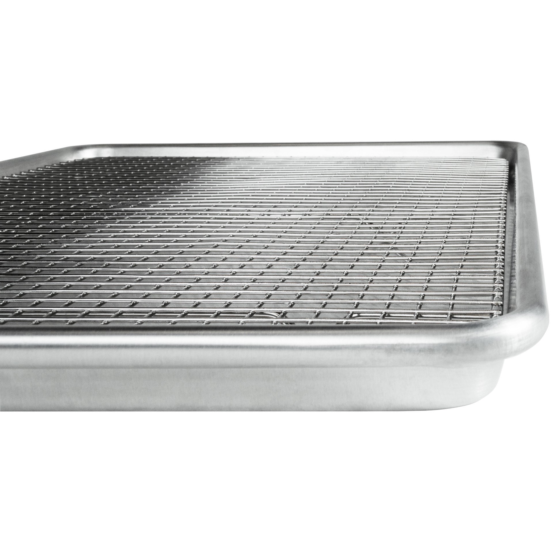 slide 2 of 6, Fat Daddio's Proseries Bakeware Half Sheet Baking, Roasting & Cooling Rack, 12 in x 17 in
