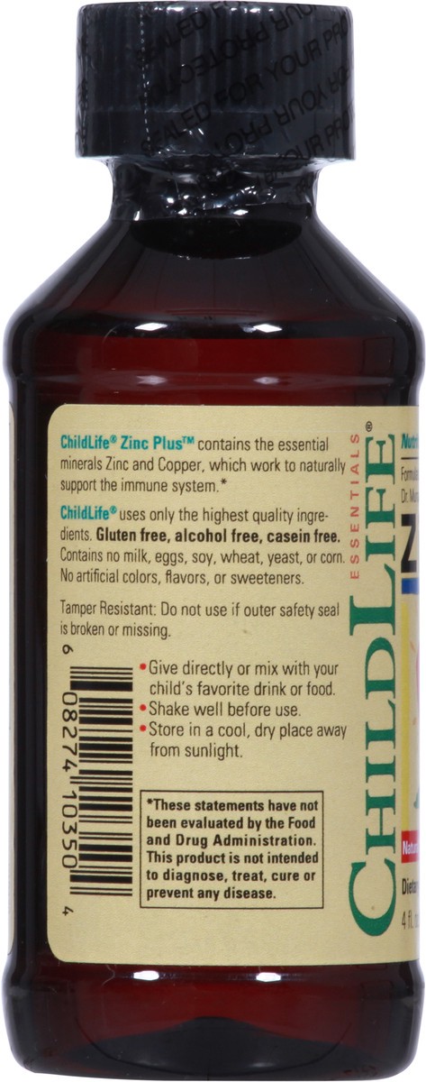 slide 3 of 12, ChildLife Essentials Natural Mango Strawberry Flavor Zinc Plus 4 fl oz, 4 fl oz
