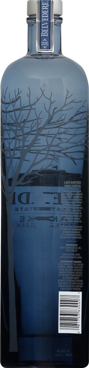 slide 2 of 8, Belvedere Single Estate Rye Lake Bartężek 750ml, 750 ml