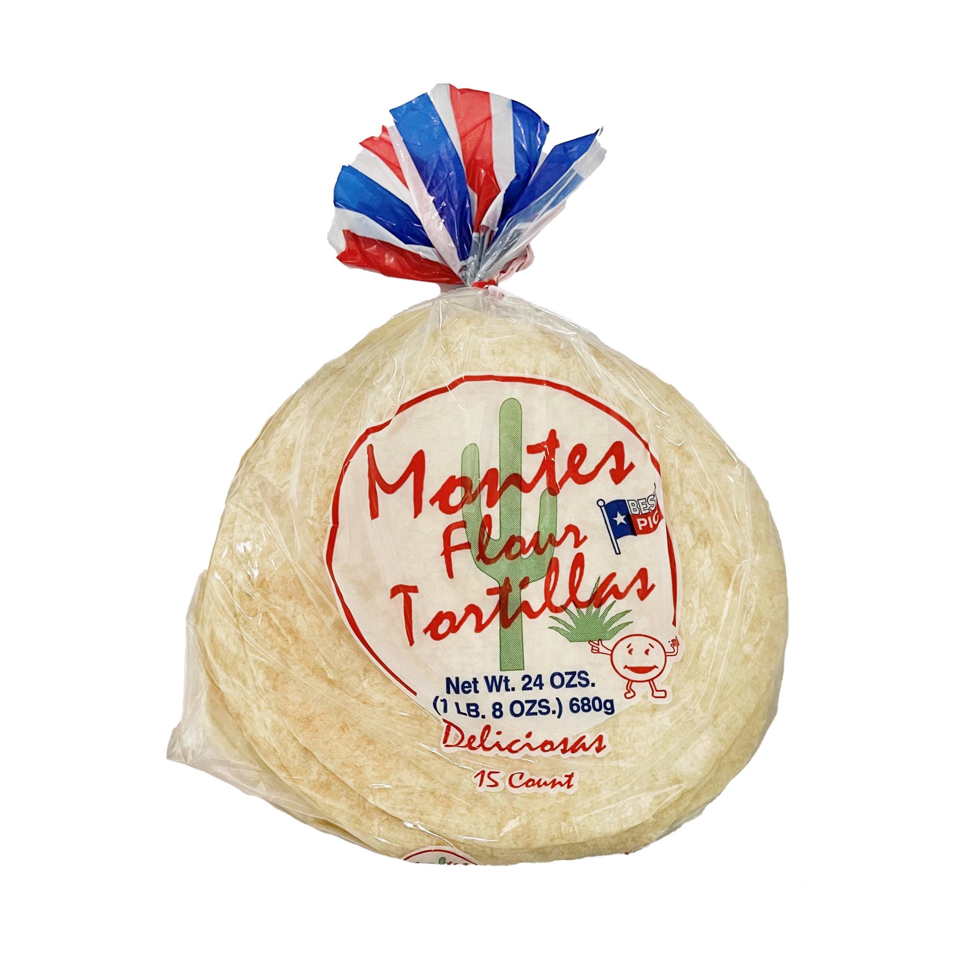 slide 1 of 1, Montes Flour Tortillas, 1 ct