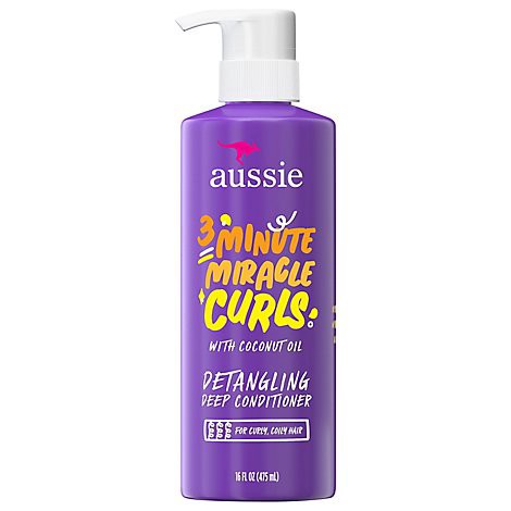 slide 1 of 1, Aussie Paraben-free Miracle Curls 3 Minute Miracle Conditioner W/ Coconut 16 Fl Oz - 16 FZ, 16 oz