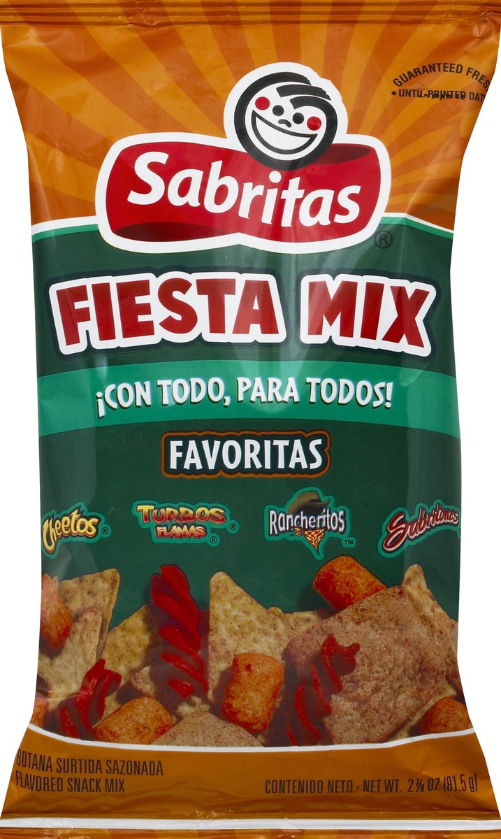 slide 1 of 5, Sabritas Fiesta Mix 2.875 oz, 2.875 oz