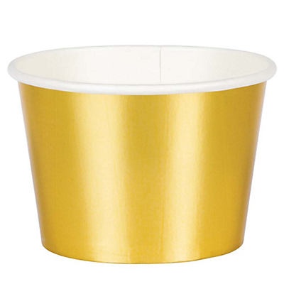 slide 1 of 1, Creative Converting Gold Foil Treat Cups, 8 ct