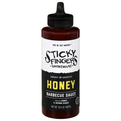 Sticky Fingers Smokehouse Sweet & Smooth Honey Barbecue Sauce 16.5 oz