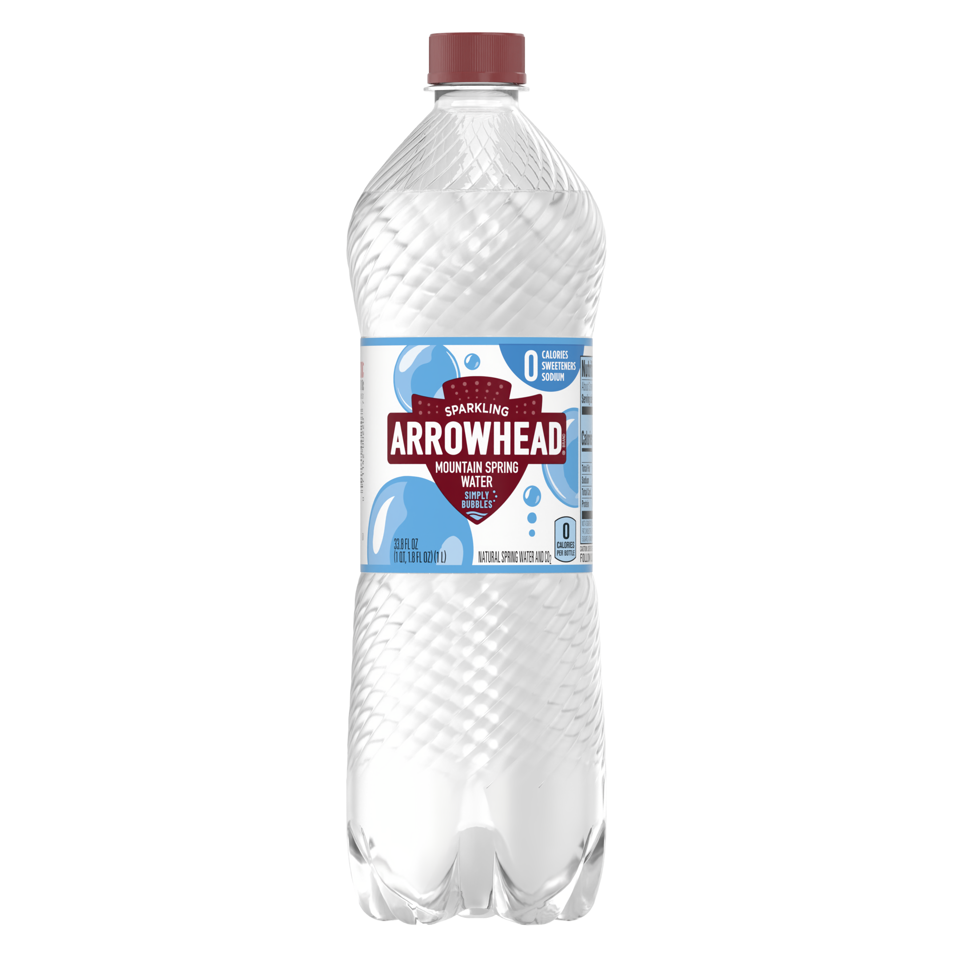 slide 1 of 1, Arrowhead Sparkling Classic Water, 