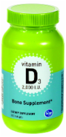 slide 1 of 1, Kroger Vitamin D3 2000 Iu Bone Supplement Softgels, 200 ct