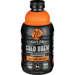 Cafe Ole by H-E-B Taste Of San Antonio Cold Brew Concentrate - 32 oz