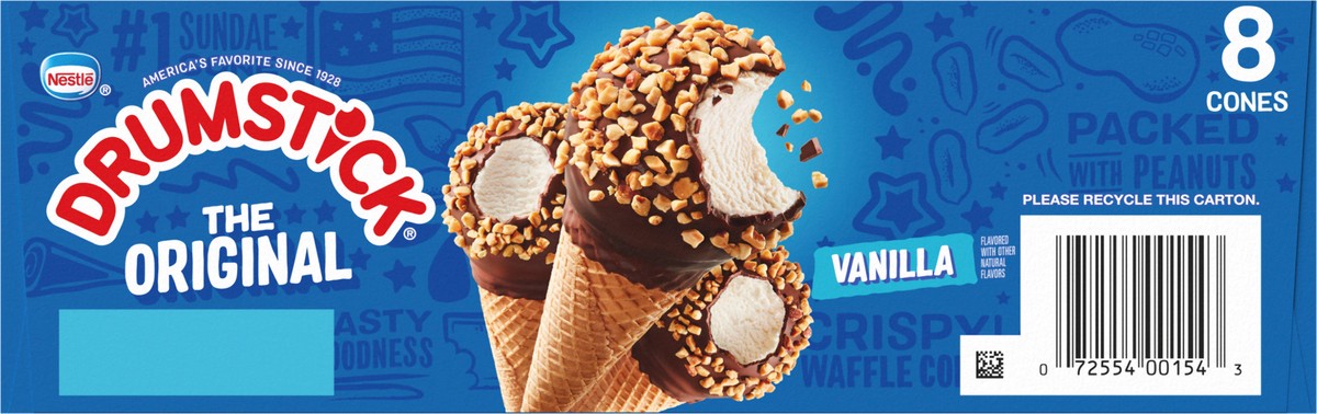 slide 5 of 9, Drumstick The Original Vanilla Frozen Dairy Dessert Cones 36.8 fl oz, 36.80 fl oz