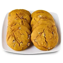 Jumbo Pumpkin Ginger Chocolate Chip Cookies 8 Count - EA