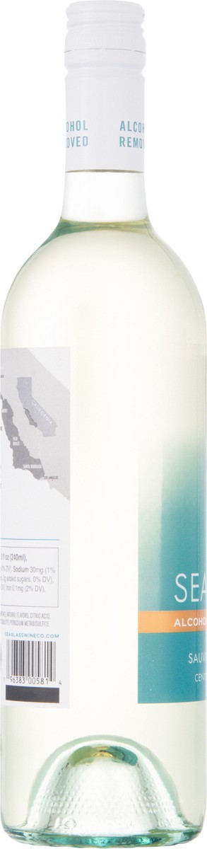 slide 6 of 14, SeaGlass Wine Company Alcohol-Removed Sauvignon Blanc 25.4 fl oz, 750 ml