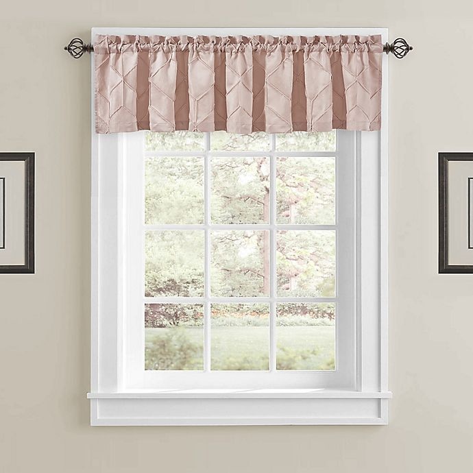 slide 1 of 2, J. Queen New York Horizons Window Valance - Blush, 1 ct