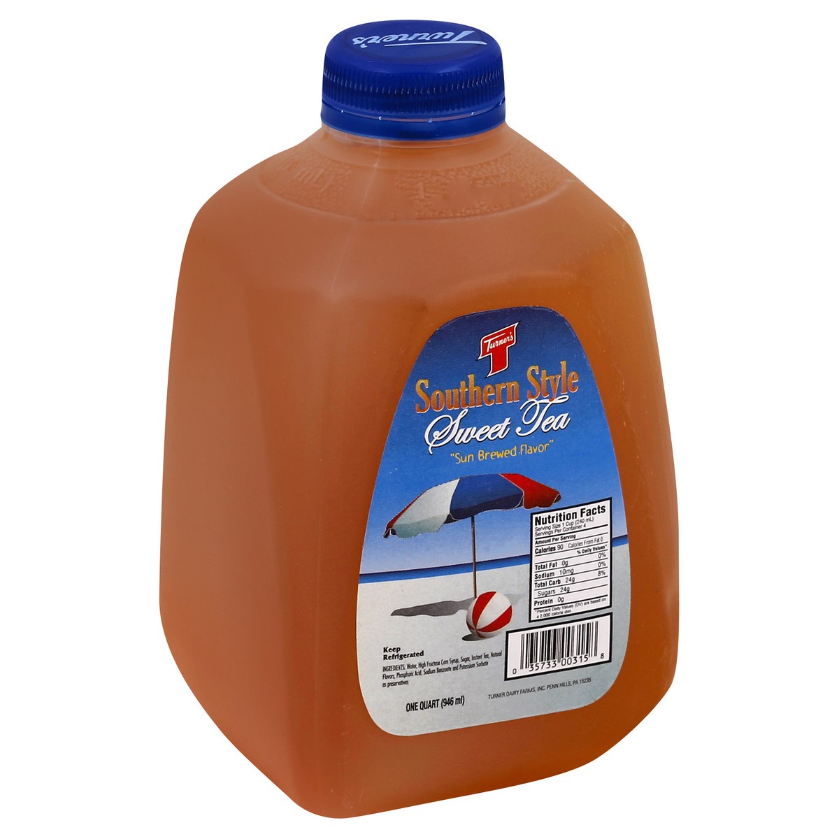 slide 3 of 5, Turner's Sweet Tea - 1 qt, 1 qt