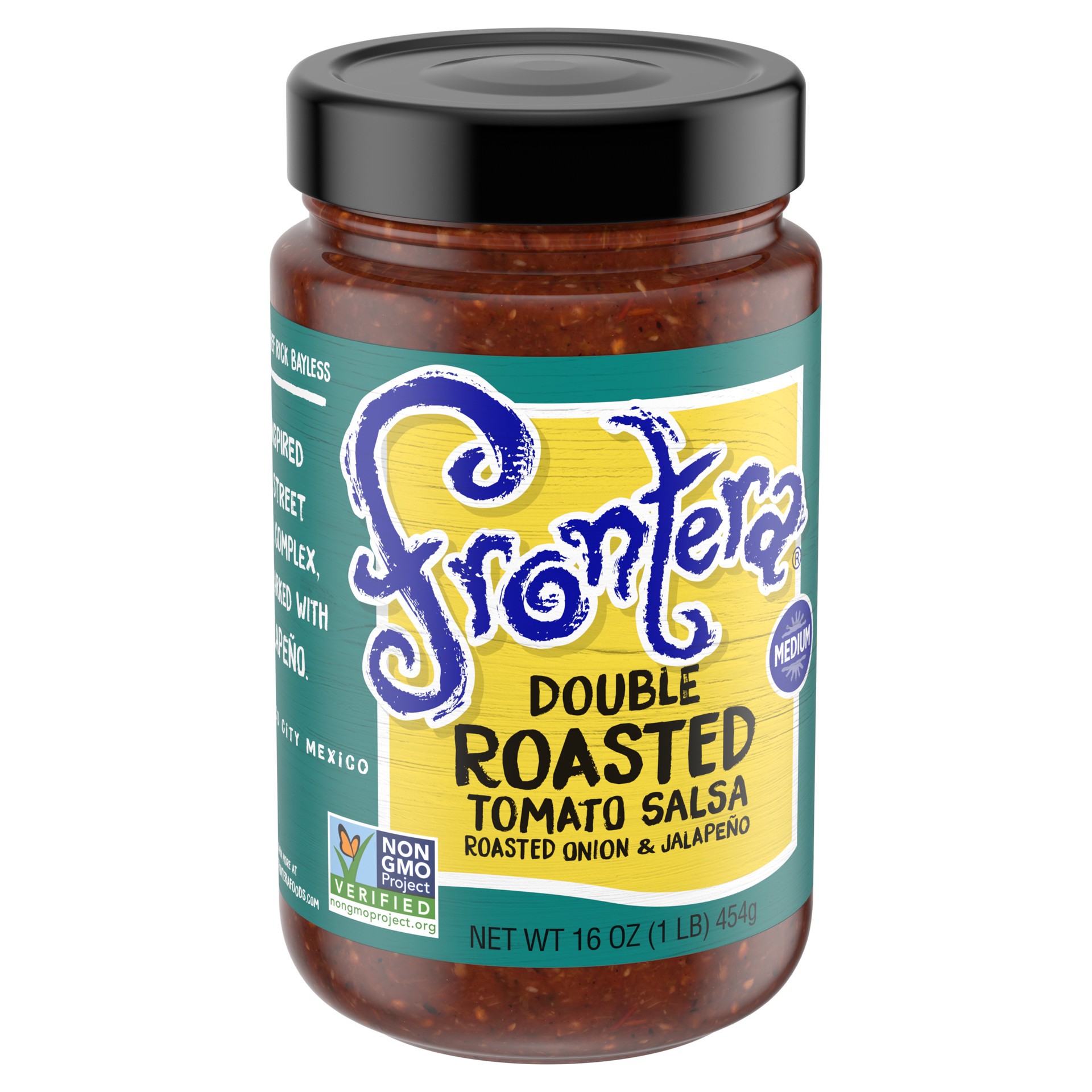 slide 4 of 5, Frontera Medium Double Roasted Onion & Jalapeno Tomato Salsa 16 oz, 16 oz