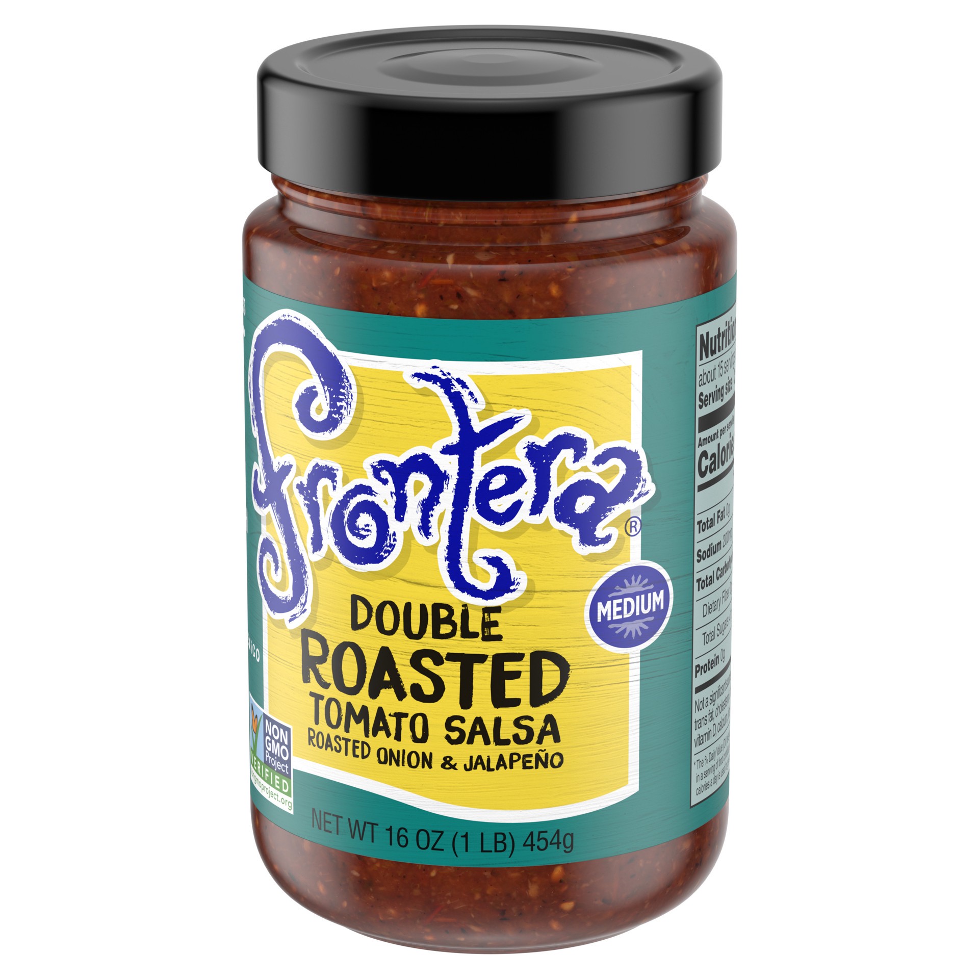 slide 5 of 5, Frontera Medium Double Roasted Onion & Jalapeno Tomato Salsa 16 oz, 16 oz