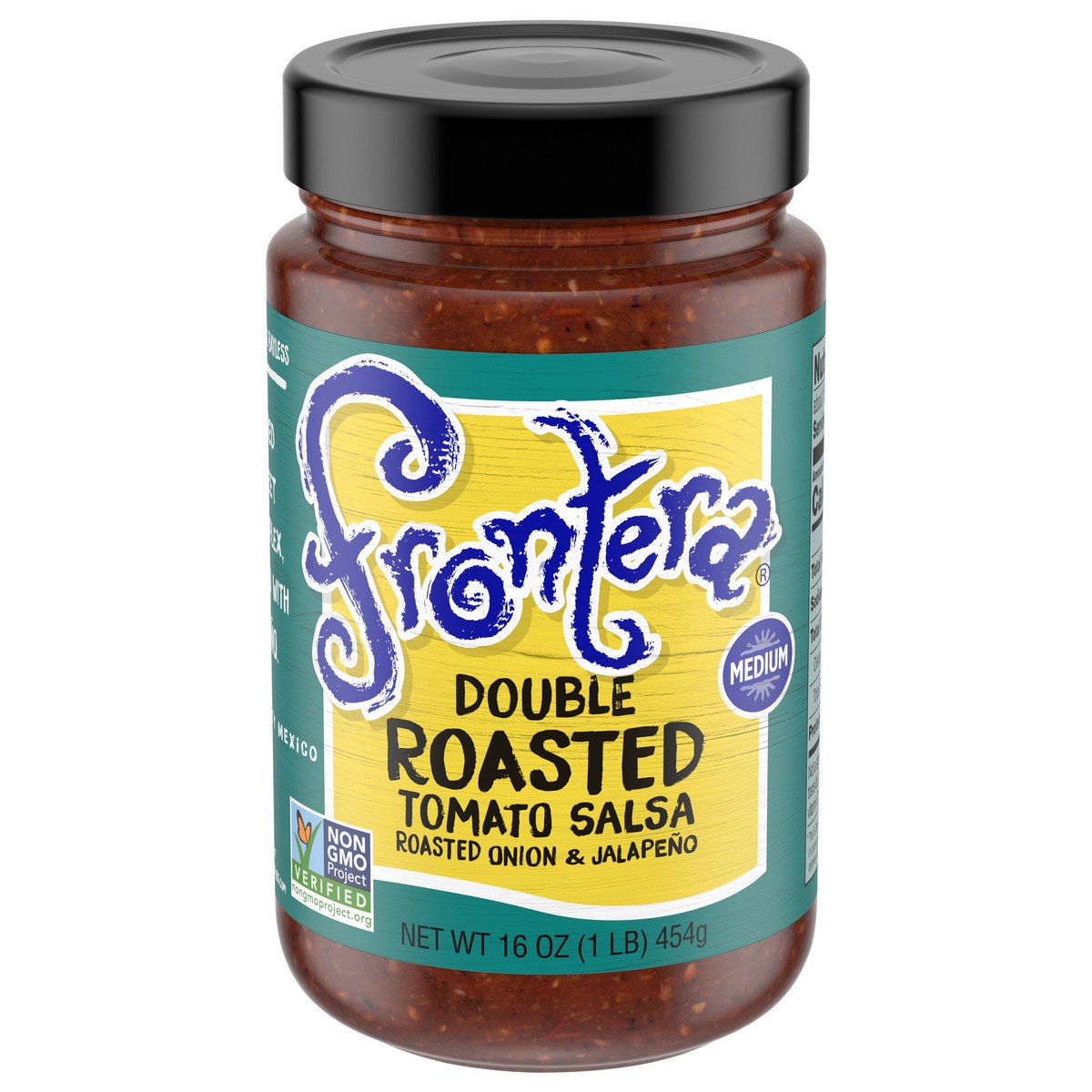 slide 1 of 5, Frontera Medium Double Roasted Onion & Jalapeno Tomato Salsa 16 oz, 16 oz