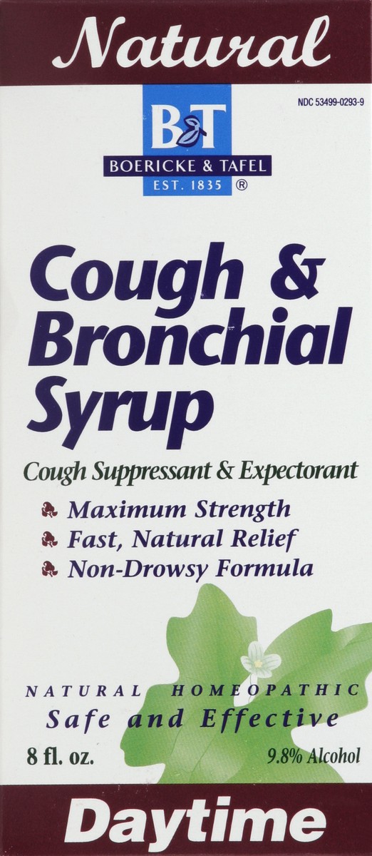 slide 2 of 4, Boericke & Tafel Daytime Cough & Bronchial Syrup Non-Drowsy Homeopathic 8 Oz. (Nature's Way Brands), 8 fl oz