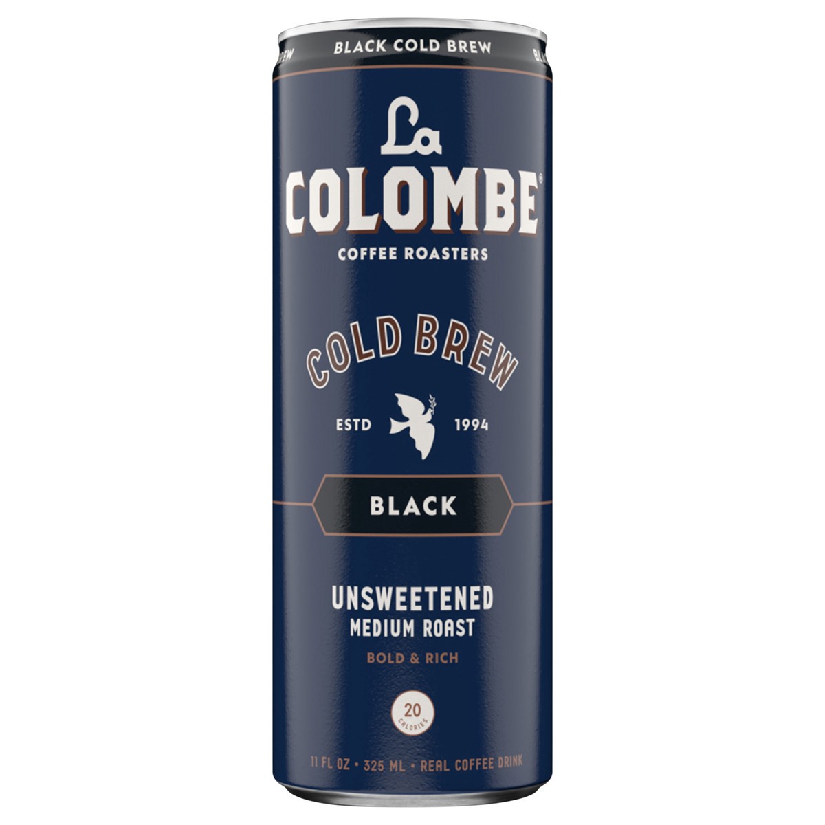 slide 2 of 12, La Colombe Coffee Roasters La Colombe Coffee, Cold Brew Black, Unsweetened, 11 fl oz Cans, 11 fl oz