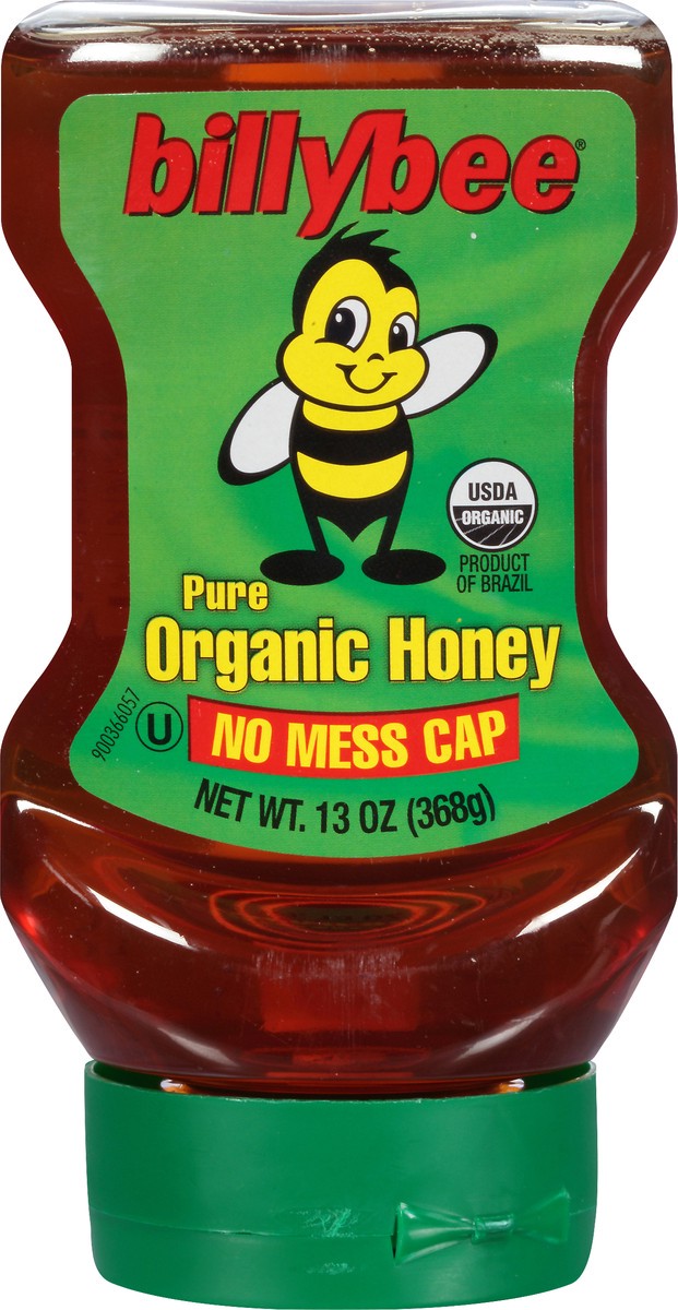 slide 9 of 10, Billy Bee Pure Organic Honey Honey, 13 oz, 13 oz