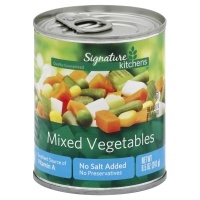 slide 1 of 1, Signature Kitchens Mixed Vegetables No Salt Added, 8.5 oz