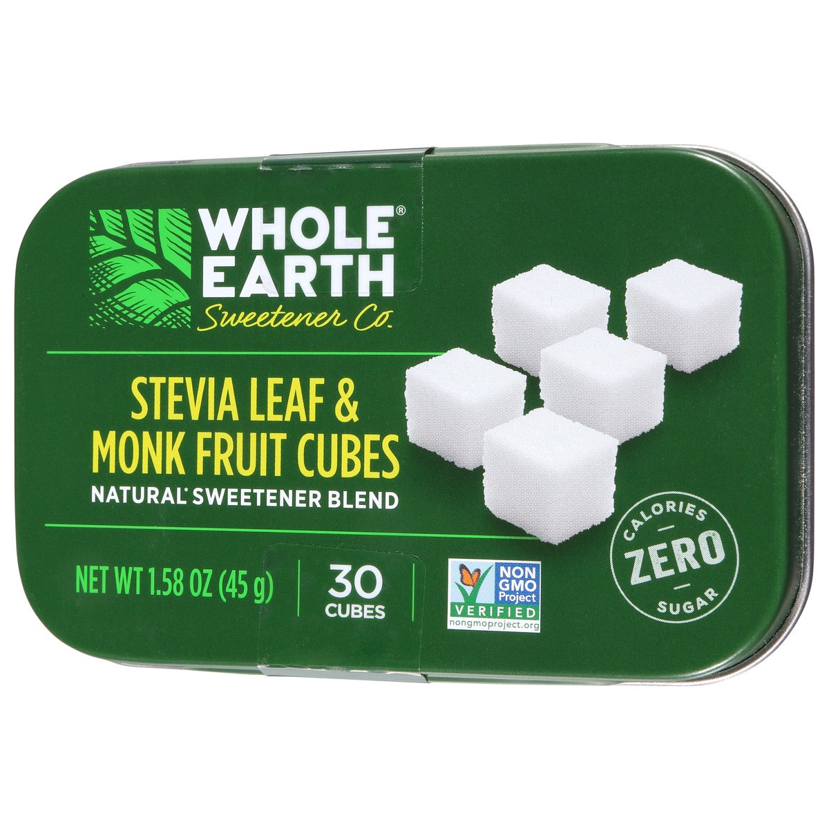 slide 2 of 10, Whole Earth Sweetener Co. Sweetener Cubes, Stevia Leaf & Monk Fruit, 30 ct