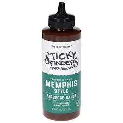 Sticky Fingers Smokehouse Peppery & Spicy Memphis Style Barbecue Sauce