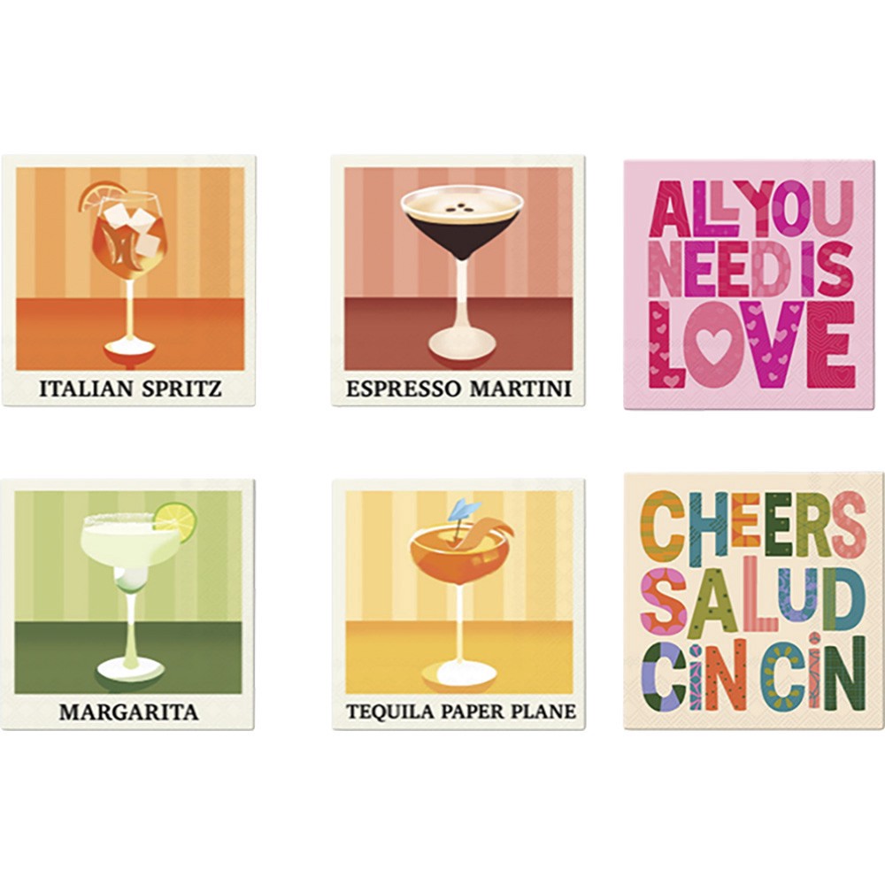 slide 1 of 1, Punch Studio Assorted Spring Napkin Cdu, 1 ct