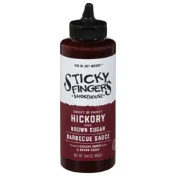 Sticky Fingers Smokehouse Hickory & Brown Sugar Barbecue Sauce 16.4 oz