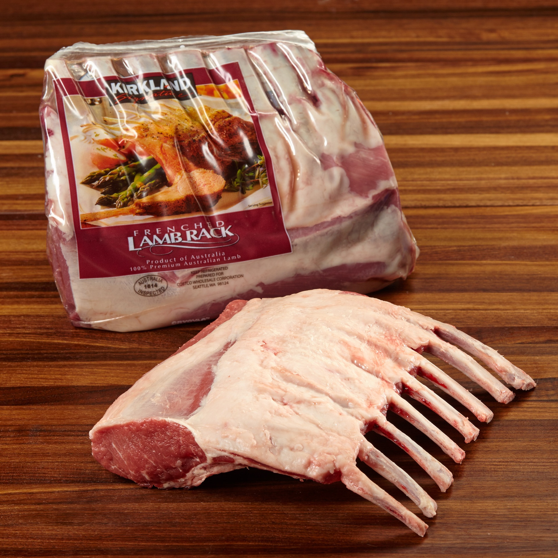 Kirkland Signature Lamb Rib Roast (Rack) Imported Australian per lb Shipt