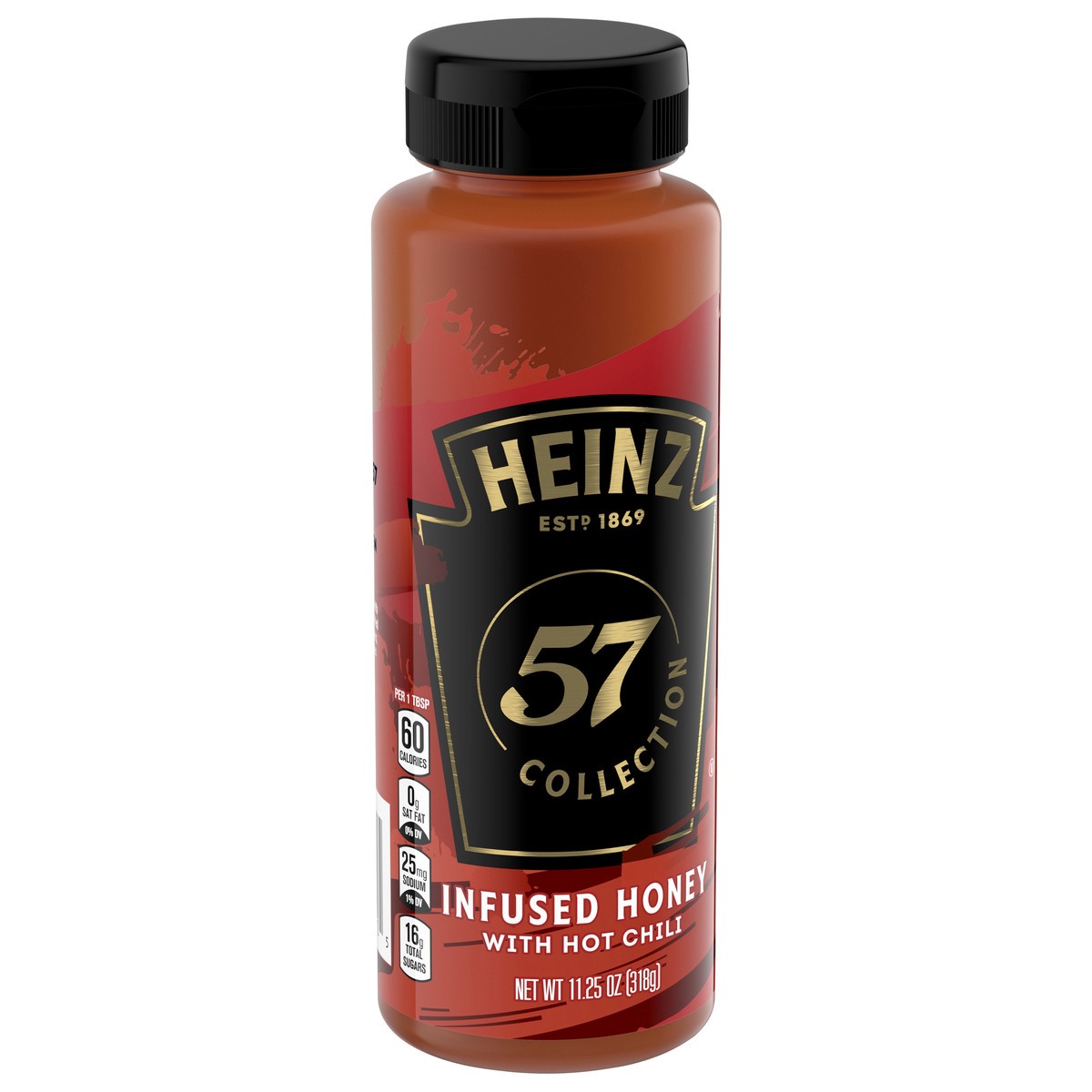 slide 9 of 9, Heinz 57 Collection Infused Honey with Hot Chili, 11.25 oz Bottle, 11.25 oz