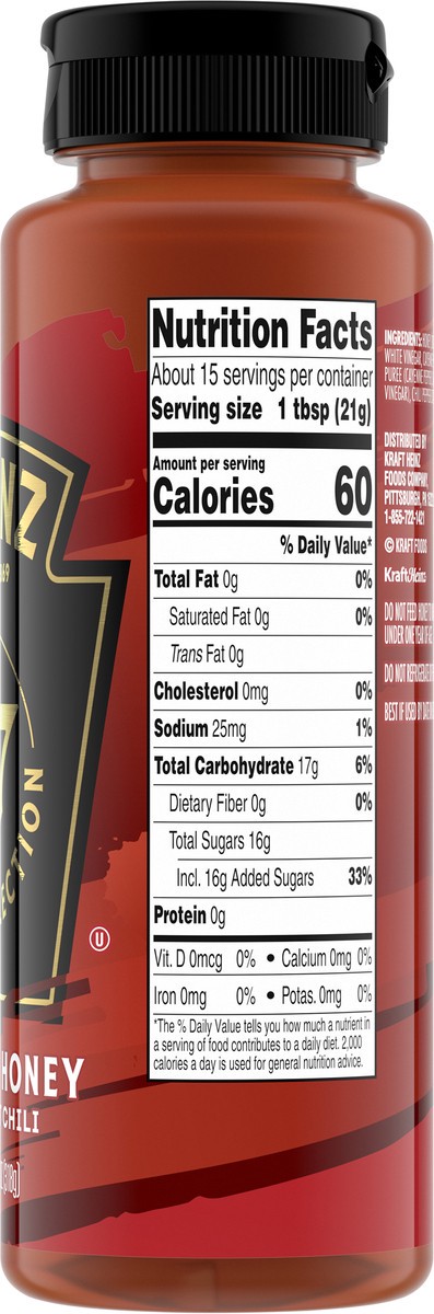 slide 3 of 9, Heinz 57 Collection Infused Honey with Hot Chili, 11.25 oz Bottle, 11.25 oz