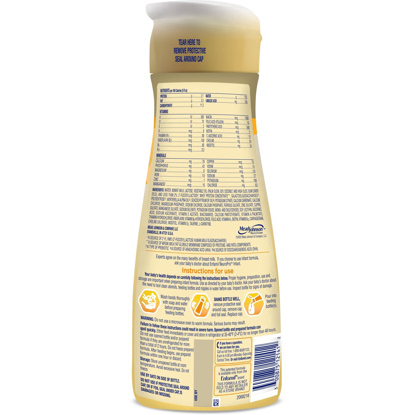 slide 37 of 125, Enfamil NeuroPro Ready to Feed Infant Formula Bottle - 32 fl oz, 32 oz