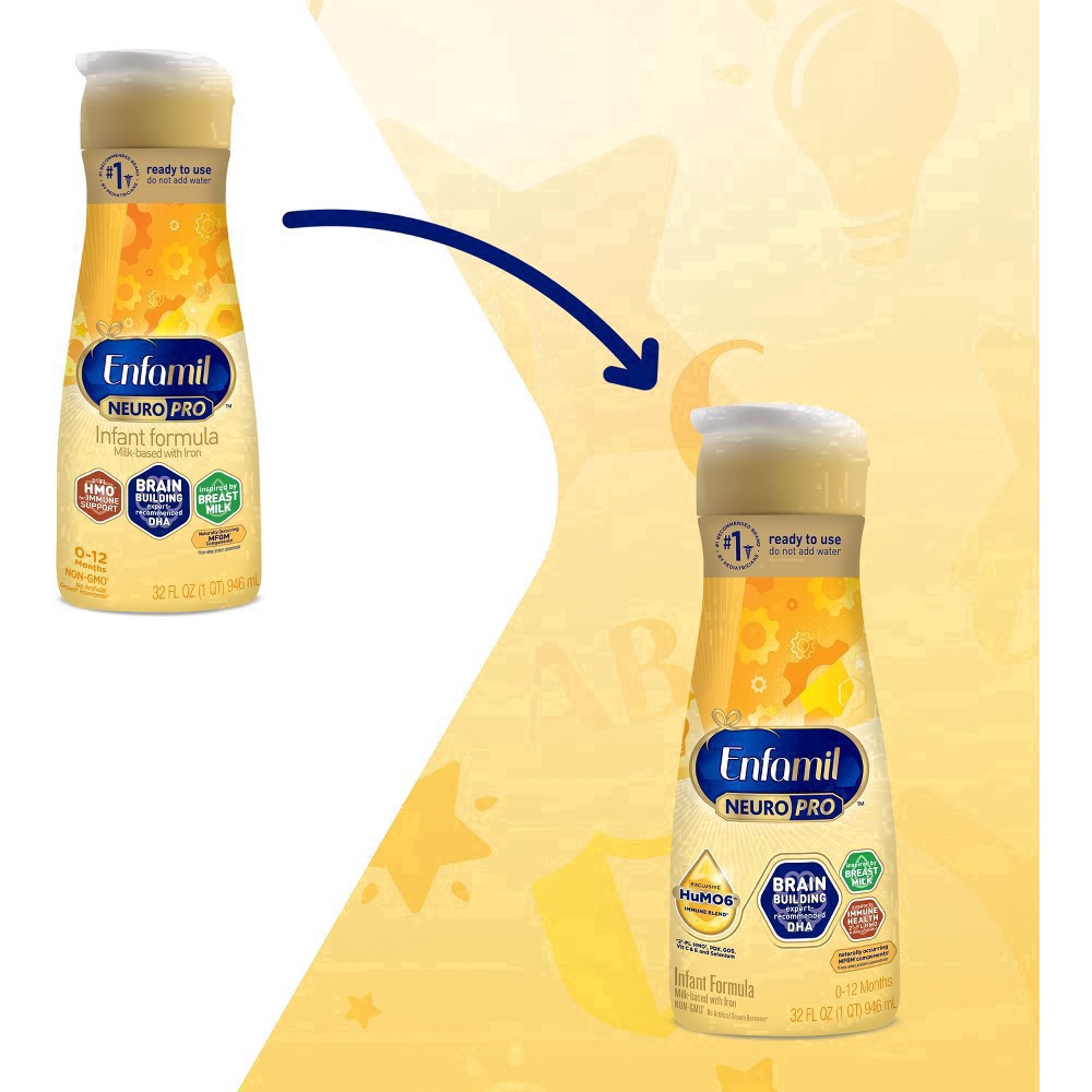 slide 123 of 125, Enfamil NeuroPro Ready to Feed Infant Formula Bottle - 32 fl oz, 32 oz