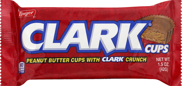 slide 1 of 1, Boyer Clark Cups Peanut Butter Cups With Clark Crunch, 1.5 oz