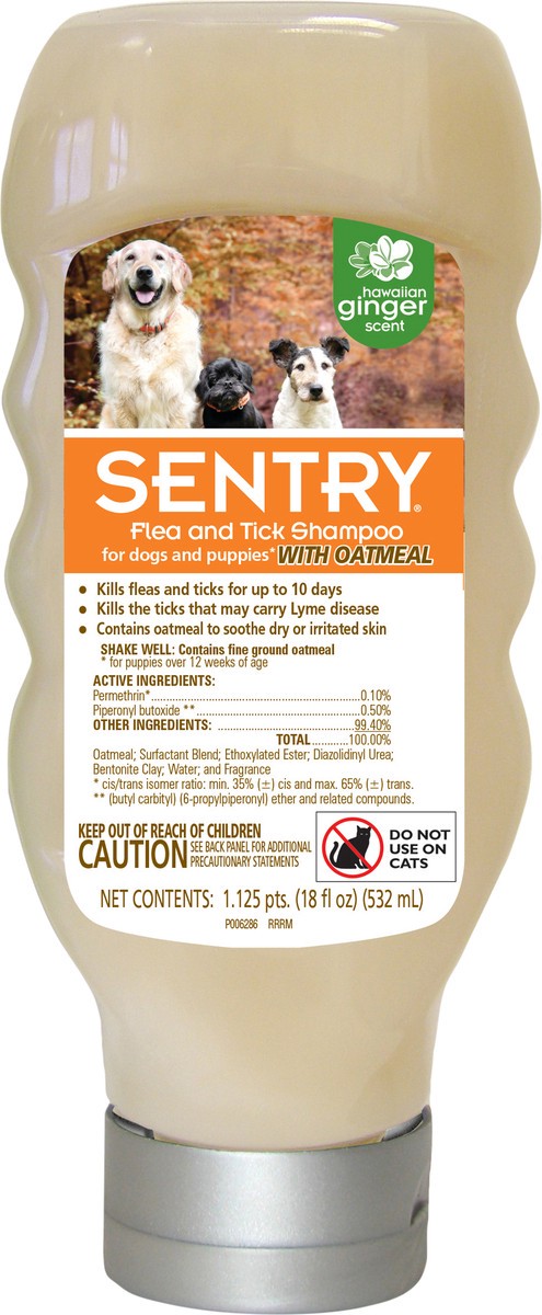 slide 5 of 7, Sentry F&T Oatmeal Shampoo Dog 18OZ, 18 fl oz