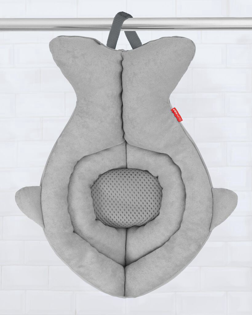 slide 5 of 6, Skiphop MOBY Softspot Sink Bather Grey Grey NS, 1 ct