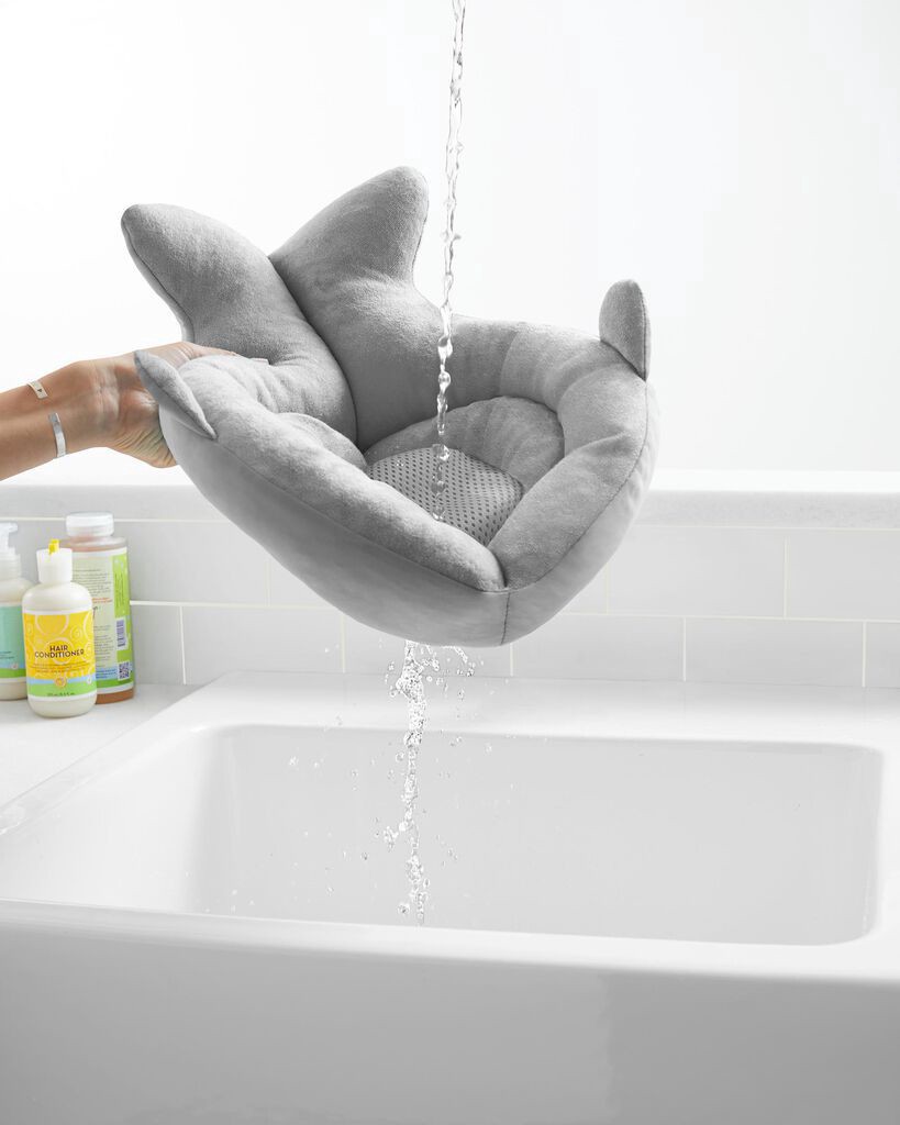 slide 2 of 6, Skiphop MOBY Softspot Sink Bather Grey Grey NS, 1 ct